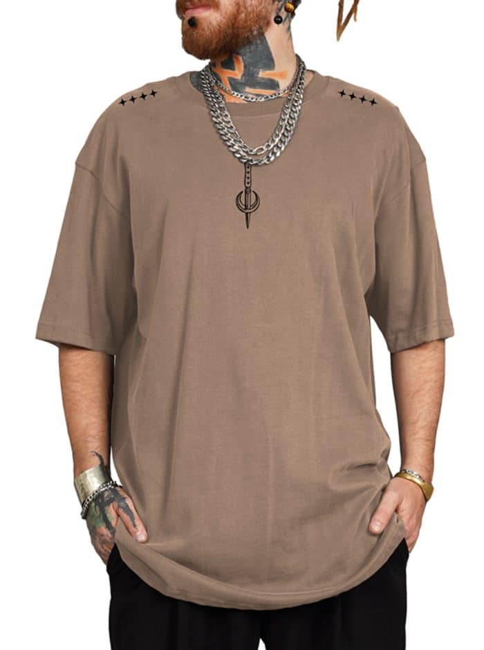 WHISPER OVERSIZE T-SHIRT MOKA - Image 4