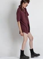 OR BUTTON SHIRT BORDO WASH - Image 4