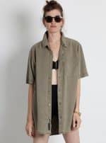 OR BUTTON SHIRT GREEN WASH - Image 2