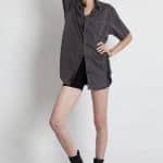 OR BUTTON SHIRT GREY WASH