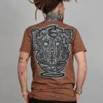 YUKU MEN T BROWN WASH