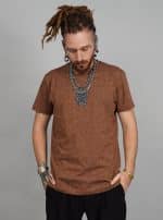 YUKU MEN T BROWN WASH - Image 2