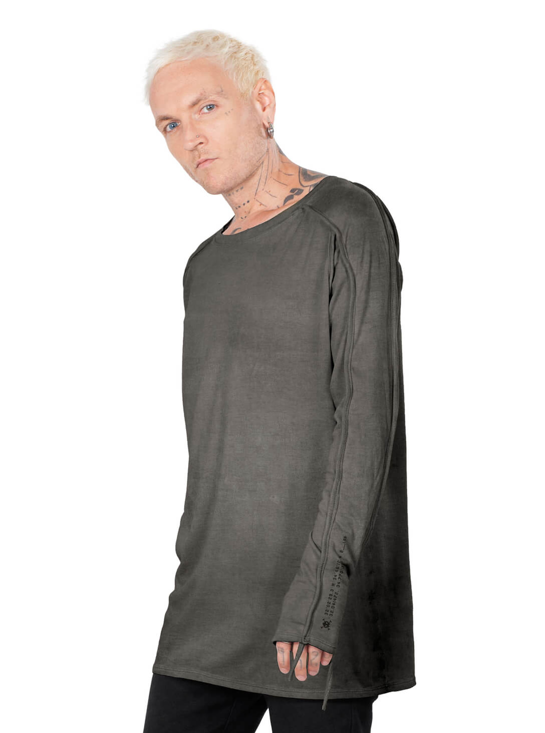 ZETA GREY_0004_Layer 77 Zeta MEN'S SHIRT Wash Grey - Image 1