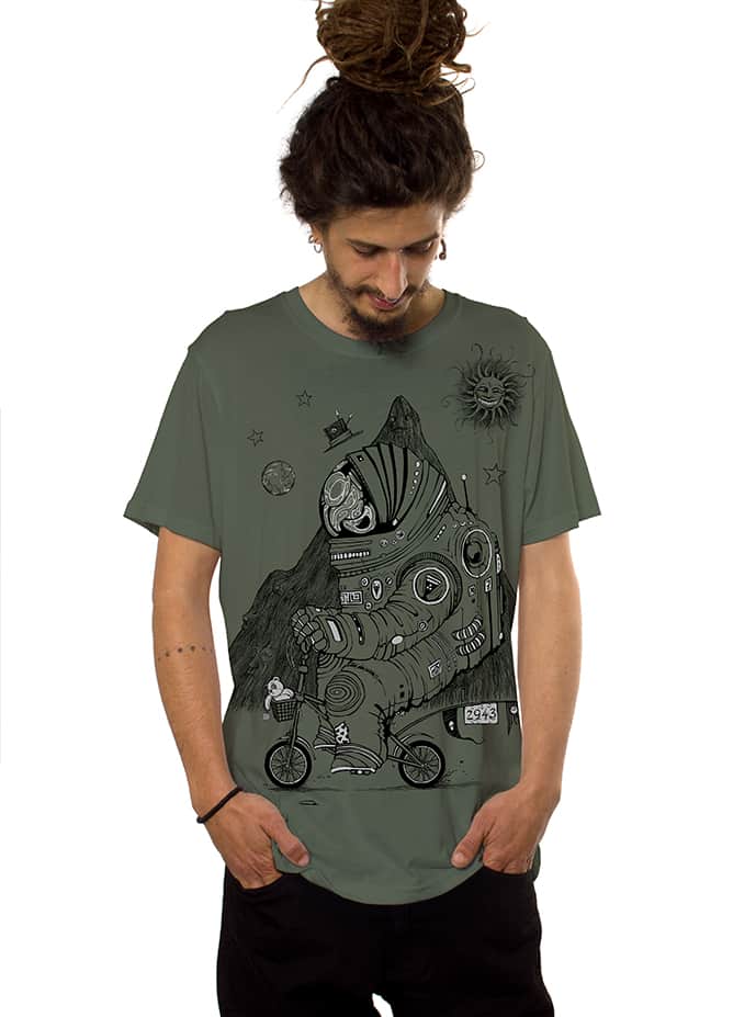 astrofanan-green1 Astrofanan MEN'S T- SHIRT Olive - Image 1