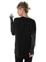 Okinami black long sleeve shirt - Image 2