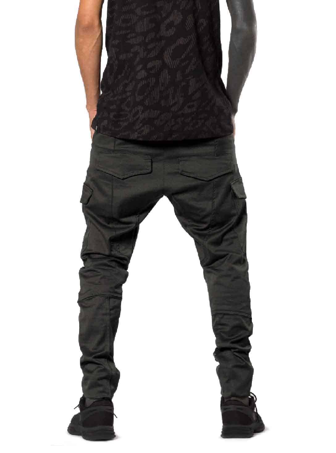 cargo long grey 5 COMBAT DARK GREY PANTS - Image 1