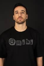 Omiki Graffiti Oversized Tee BLACK - Image 2