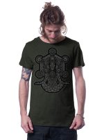 Gaia MEN'S T- SHIRT Olive Melange - Image 2