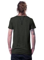 Gaia MEN'S T- SHIRT Olive Melange - Image 3
