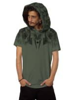geomeister SHIRT WITH HOOD OLIVE