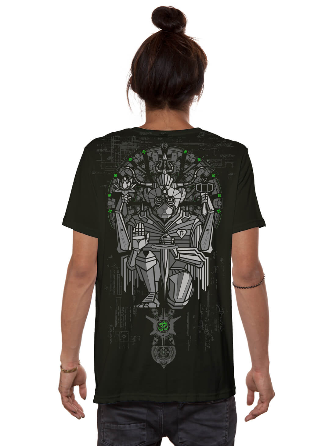 hanuman dark khaki4 hanuman MEN'S T- SHIRT dark khaki - Image 1