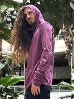 kusary MEN'S LONG SHIRT BURGANDY - Image 3