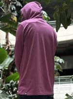 kusary MEN'S LONG SHIRT BURGANDY - Image 4