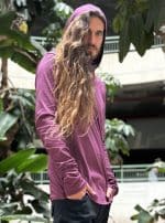 kusary MEN'S LONG SHIRT BURGANDY - Image 7