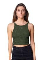 LABIRINTH WOMEN'S CROP TOP OLIVE - Image 3