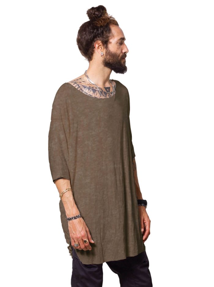 Nomad LOOSE SHIRT WASH BROWN - Image 3