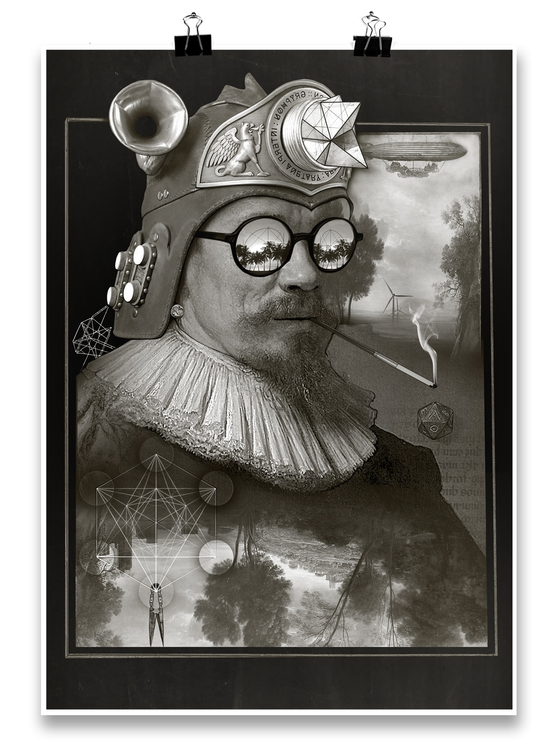 nosterdamus Nostradamus silk print - Image 1