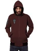 Pochta MEN HOOD Bordeaux Mouline - Image 2