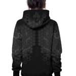 SANADA MEN'S HOOD BLACK