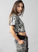 SOLOMANTRA CROP BLACK & SILVER - Image 6