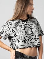 SOLOMANTRA CROP BLACK & SILVER - Image 4