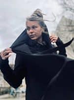 Crime WOMEN HOOD Black - Image 2