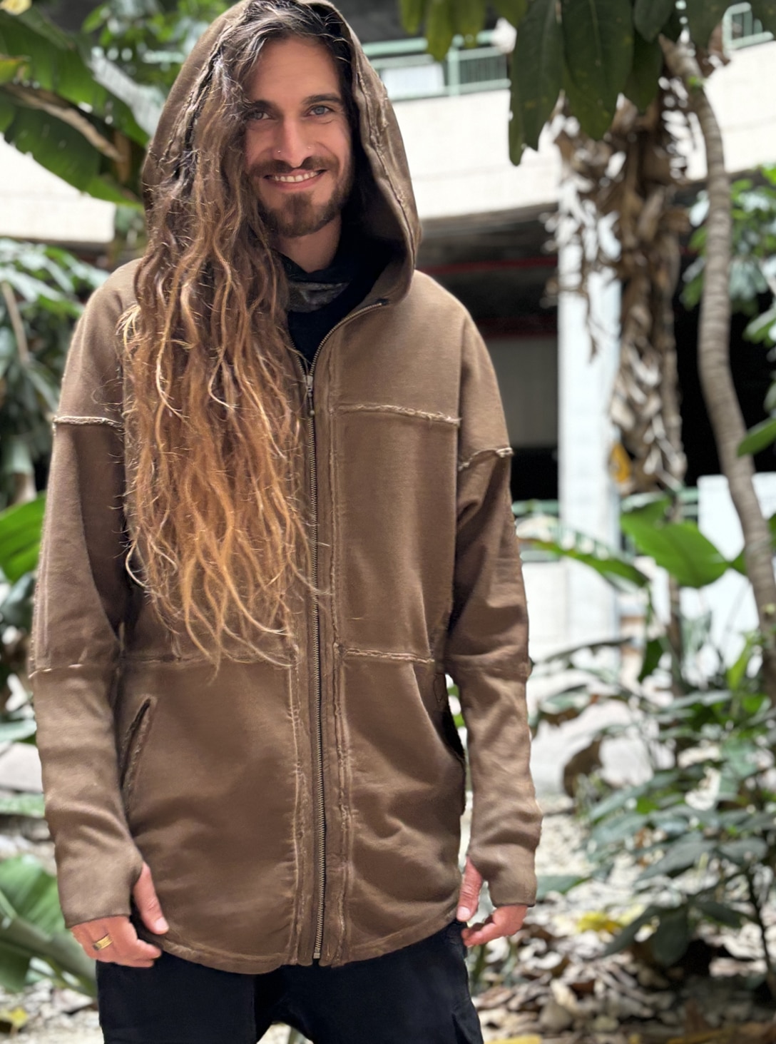 template for web agn_2_0000_Layer 24(6) FROST MEN'S JACKET PIGMENT WASH RUST - Image 1