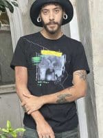 WAIT WHAT MEN BLACK T-SHIRT - Image 3