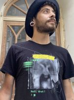 WAIT WHAT MEN BLACK T-SHIRT