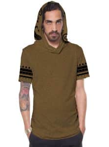 Zikit SHIRT WITH HOOD Moka