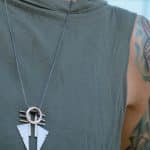 Silver Blood Warrior Necklace