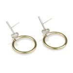 SILVER & BRASS Warrior Earrings