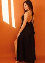 MAY WOMEN'S DRESS-BLACK - Image 2