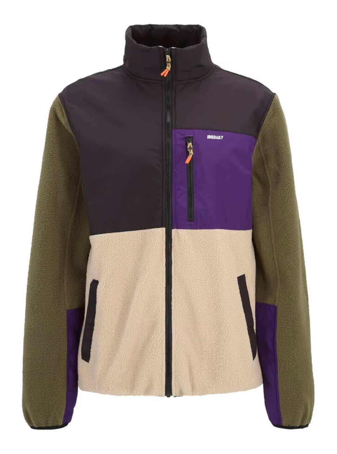 DEEP PURPLE_0004_Layer 6 (1) AUF DECK FLEECE JACKET DEEP PURPLE - Image 1