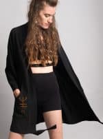 NUNU WOMEN'S KIMONO BLACK - Image 2