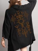 NUNU WOMEN'S KIMONO BLACK
