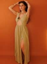 MAY WOMEN'S DRESS-OLIVE