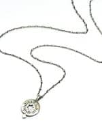 Silver Rising Star Of David Necklace - Image 2