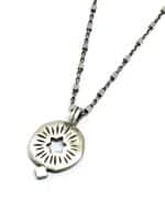 Silver Rising Star Of David Necklace - Image 3
