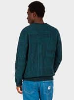 Theo MEN'S Structure Knit black-DARK JUNGLE - Image 2