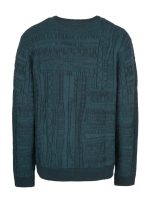 Theo MEN'S Structure Knit black-DARK JUNGLE - Image 5