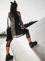 BLACK ZEBRA TUNIC