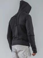 MATLOCK MEN'S HOODED JACKET BLACK - Image 3