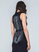 PHARAOH WOMEN'S MAXI DRESS BLACK - Image 4