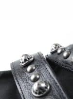Sandals- leather with straps black - Image 5