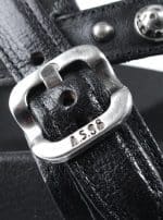 Sandals- leather with straps black - Image 8