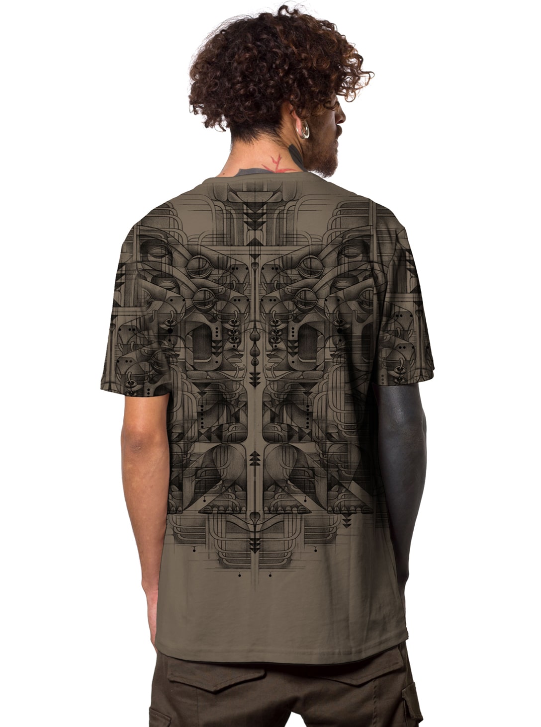 ENLIL MOKA_0002_Layer 11 ENLIL MEN'S T-SHIRT MOKA - Image 1