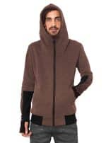 Saito MEN'S HOOD-BROWN TIE DYE - Image 2