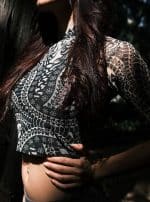 Keara Nude Women Mesh Top - Image 5