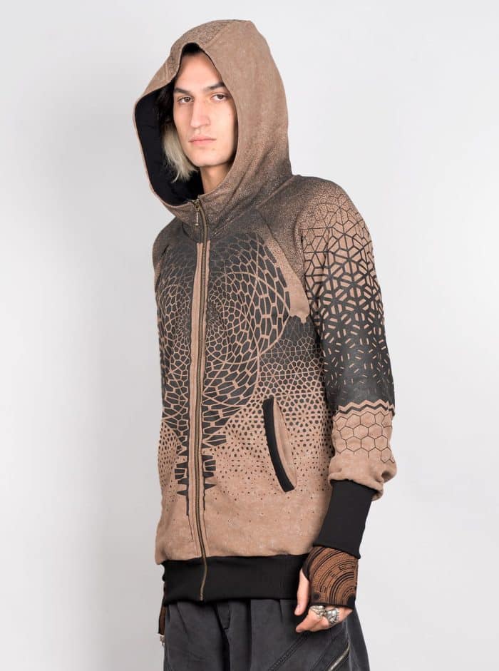 Mark MEN'S HOOD BROWN TEX - Image 4